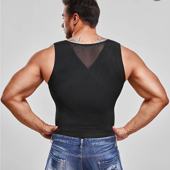 Men's Compression Shirt - Black - Picture 2 of 6